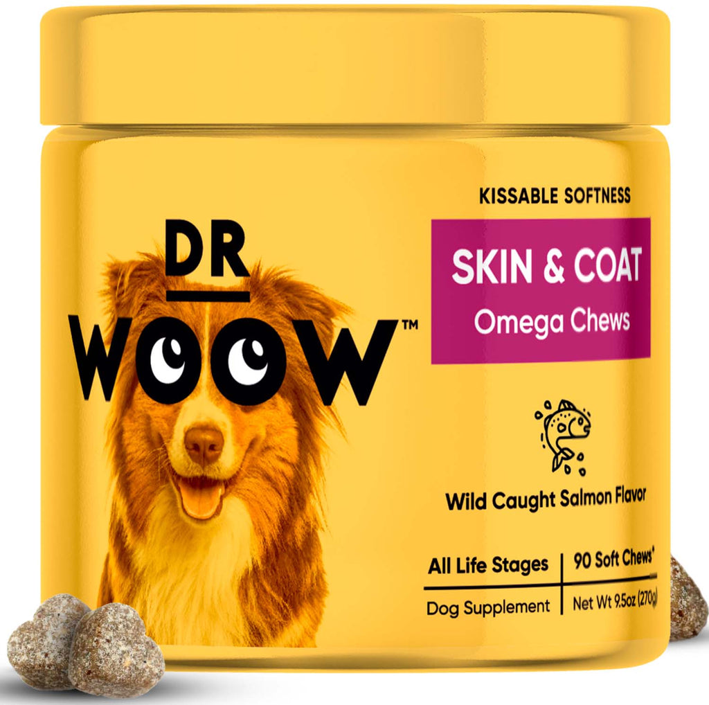  Dr Woow Skin & Coat Omega 3 Wild Alaskan salmon oil Chews